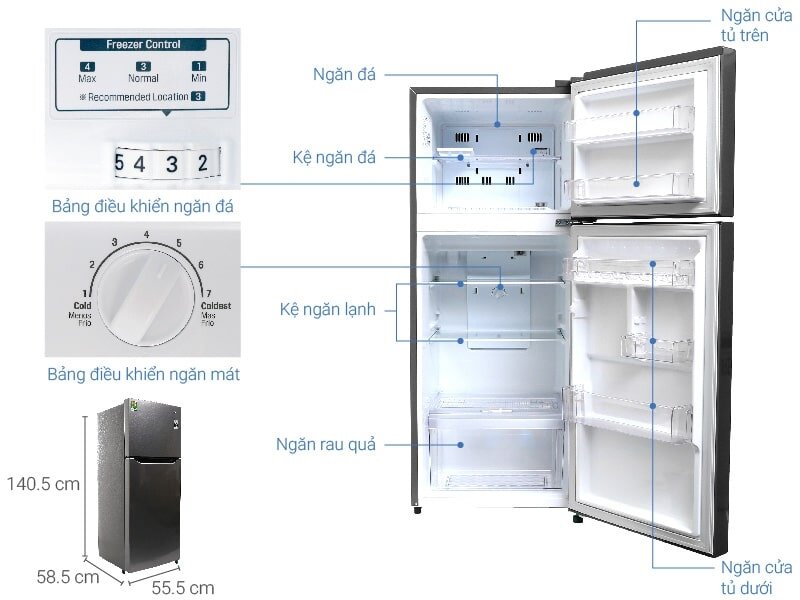 tủ lạnh LG GN-L205S 
