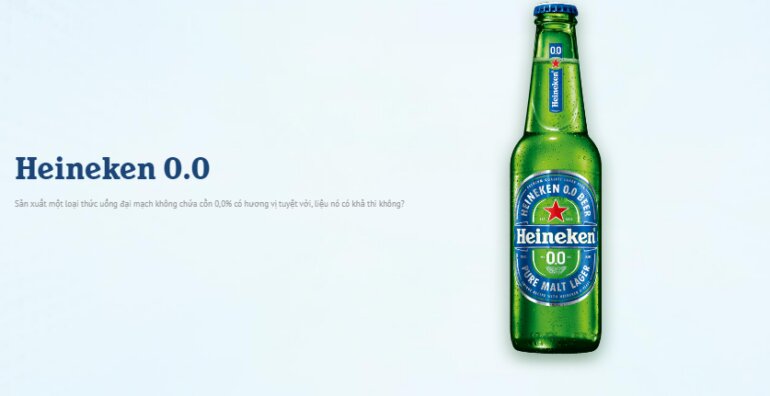 Bia không cồn Heineken 0.0