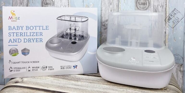 Máy tiệt trùng sấy khô và hâm sữa đa năng Moaz Bebe MB-005 - 1.5 triệu vnd