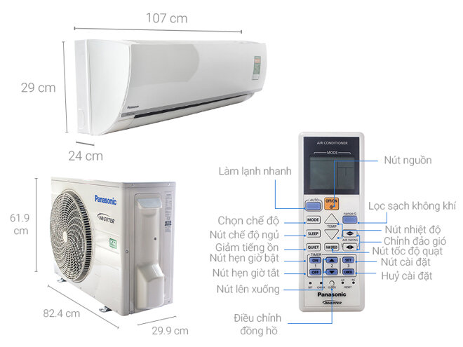 Điều hòa Panasonic CU/CS-N18TKH-8