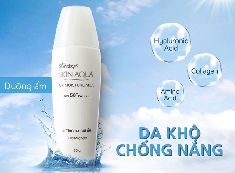 Kem chống nắng tốt Sunplay Skin Aqua UV Moisture Milk