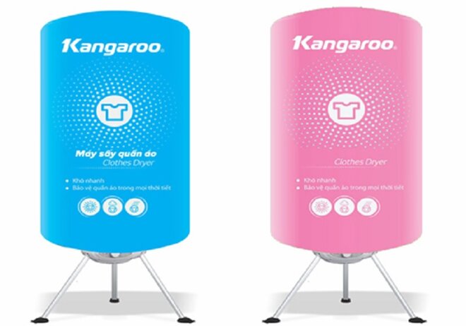 máy sấy quần áo Kangaroo mini