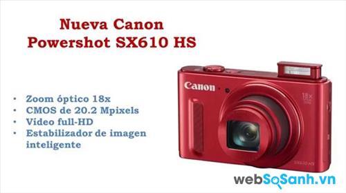 Máy ảnh compact Canon PowerShot SX610 HS vẫn sử dụng bộ xử lý hình ảnh DIGIC 4+, và cảm biến BSI-CMOS kích thước 1 / 2.3 