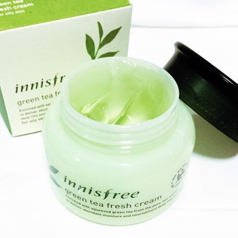 Đặc điểm nổi bật của kem dưỡng ẩm Innisfree Green Tea Fresh Cream