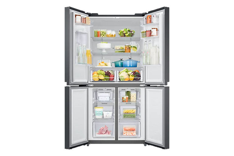 Số lượng thực phẩm dự trữ sẽ tác động lớn đến nhiệt độ tủ lạnh Samsung