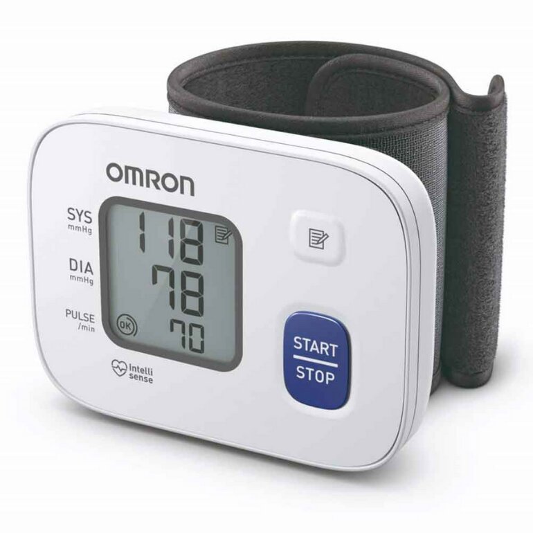 Máy đo huyết áp cổ tay Omron của Nhật