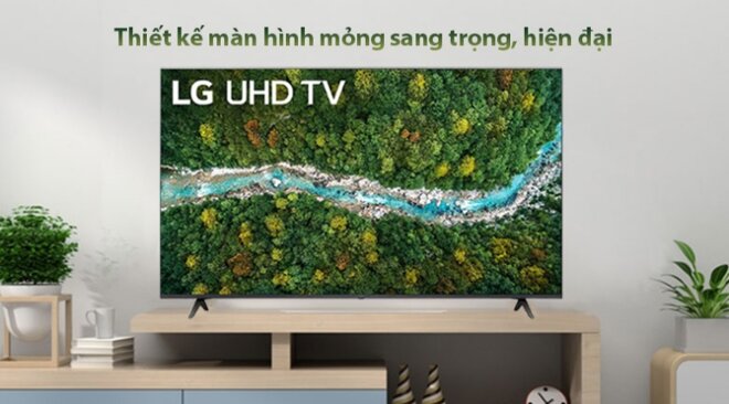 Smart Tivi LG 4K 65 inch 65UP7750PTB thiết kế sang trọng, hiện đại