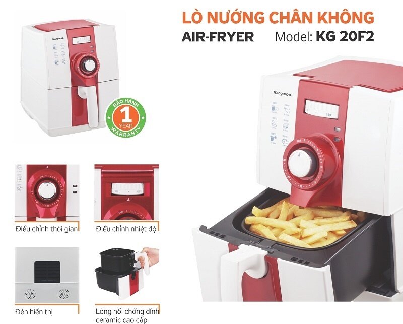 Lò nướng Kangaroo KG20F2 ứng dụng công nghệ hiện đại 