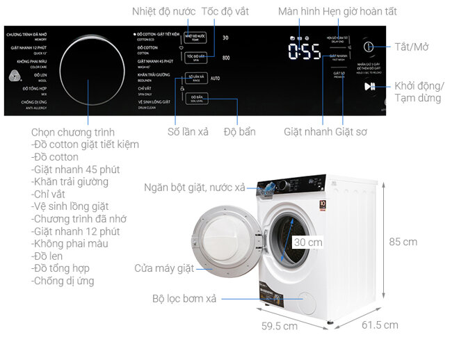 Máy giặt Toshiba TW-BH105M4