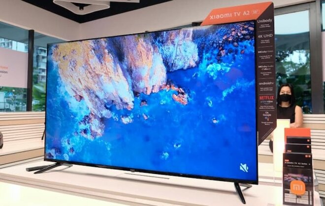 Tivi Xiaomi A2 58 inch có thiết kế tối giản