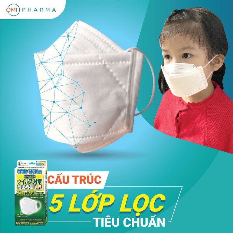 Ưu điểm của khẩu trang 5 lớp OHKI