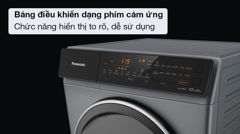 Máy giặt sấy Panasonic Inverter 10 kg NA-S106FC1LV