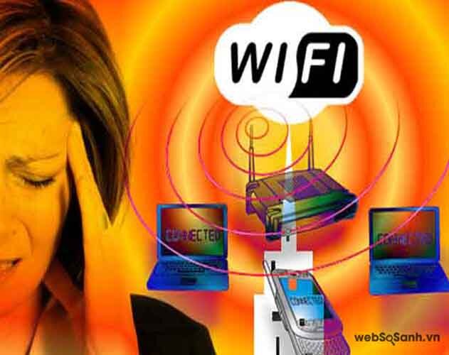 Wifi dẫn đến tình trạng đau đầu, mất ngủ kéo dài