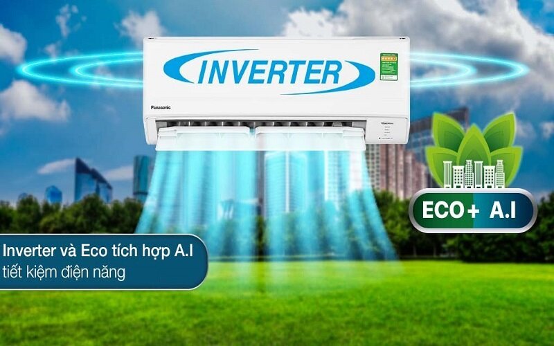 Panasonic CU/CS-PU9ZKH-8M được trang bị cả Inverter và ECO tích hợp A.I