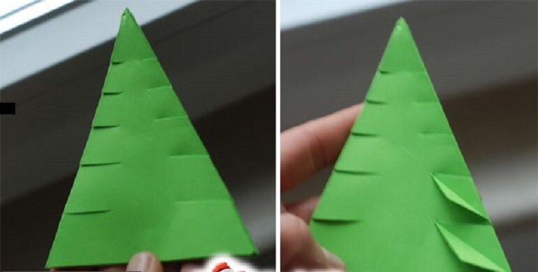 5 cách làm cây thông Noel từ giấy 