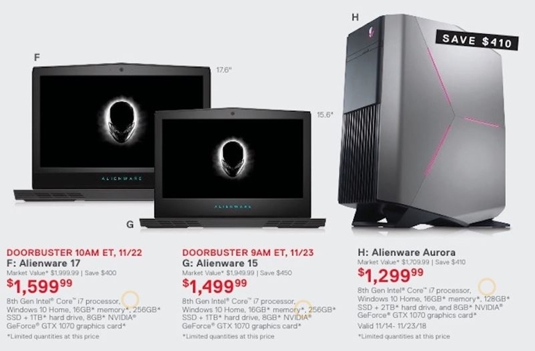 dell black friday 2018