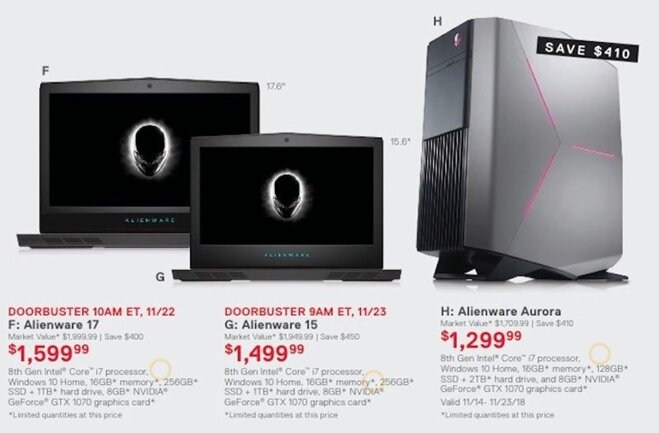 deal alienware black friday