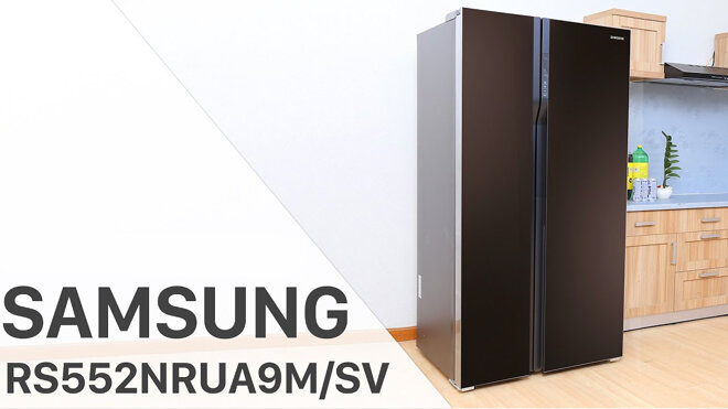 Tủ lạnh side by side samsung với thiết kế hiện đại