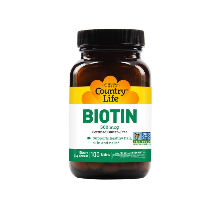 Viên uống mọc tóc Country Life Biotin