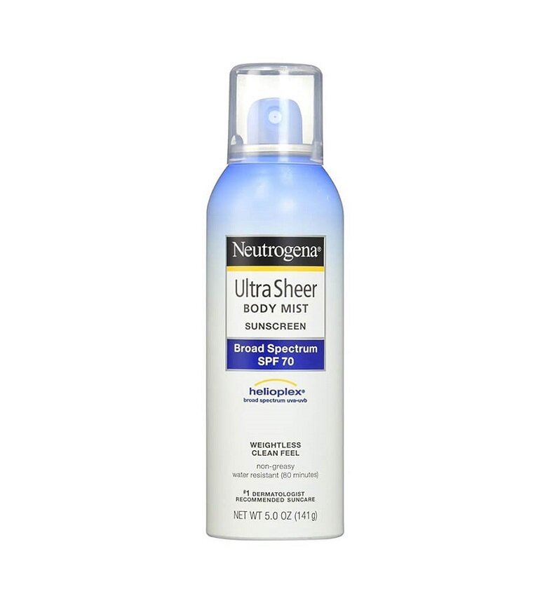 Kem chống nắng Ultra Sheer Body Mist Sunscreen Broad Spectrum SPF 70