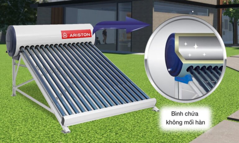 Nguyên lý hoạt động của bình nước nóng năng lượng mặt trời Ariston ECO2