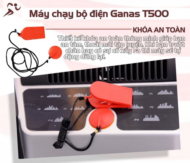 Đánh giá máy chạy bộ Ganas T500 có tốt không, giá bao nhiêu, mua ở đâu