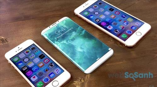 iPhone 8 với thiết kế tràn cạnh