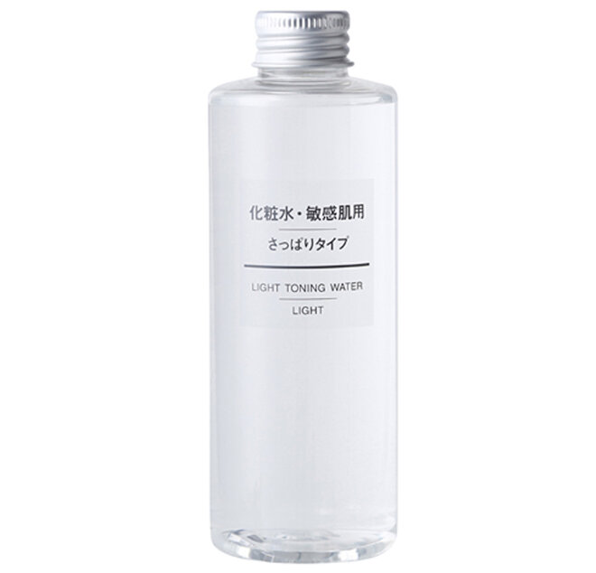 Nước hoa hồng cho da khô Toner Muji Light Toning Water