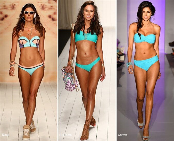 Spring/ Summer 2016 Swimwear Trends: Turquoise Swimsuits