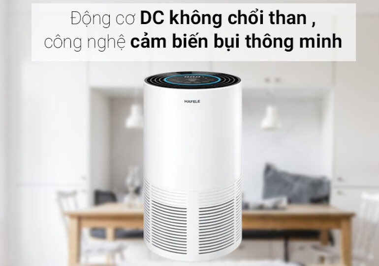 Động cơ DC không chổi than, công nghệ cảm biến bụi thông minh