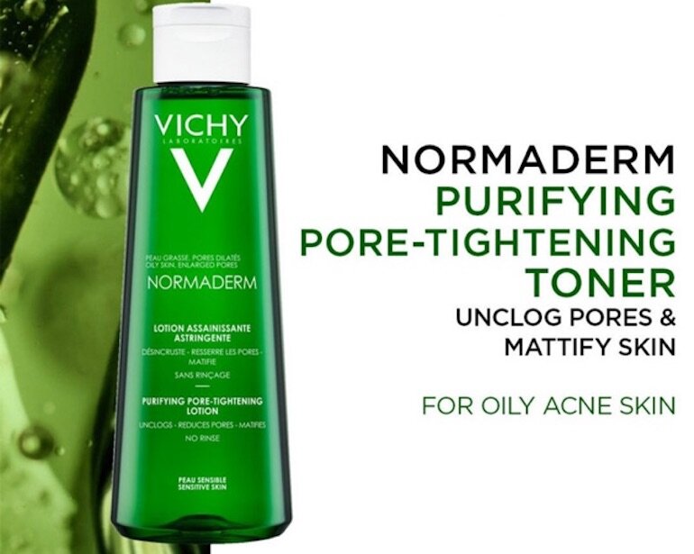 Nước hoa hồng Vichy Normaderm Acne-Prone Skin Purifying Pore-Tightening Lotion