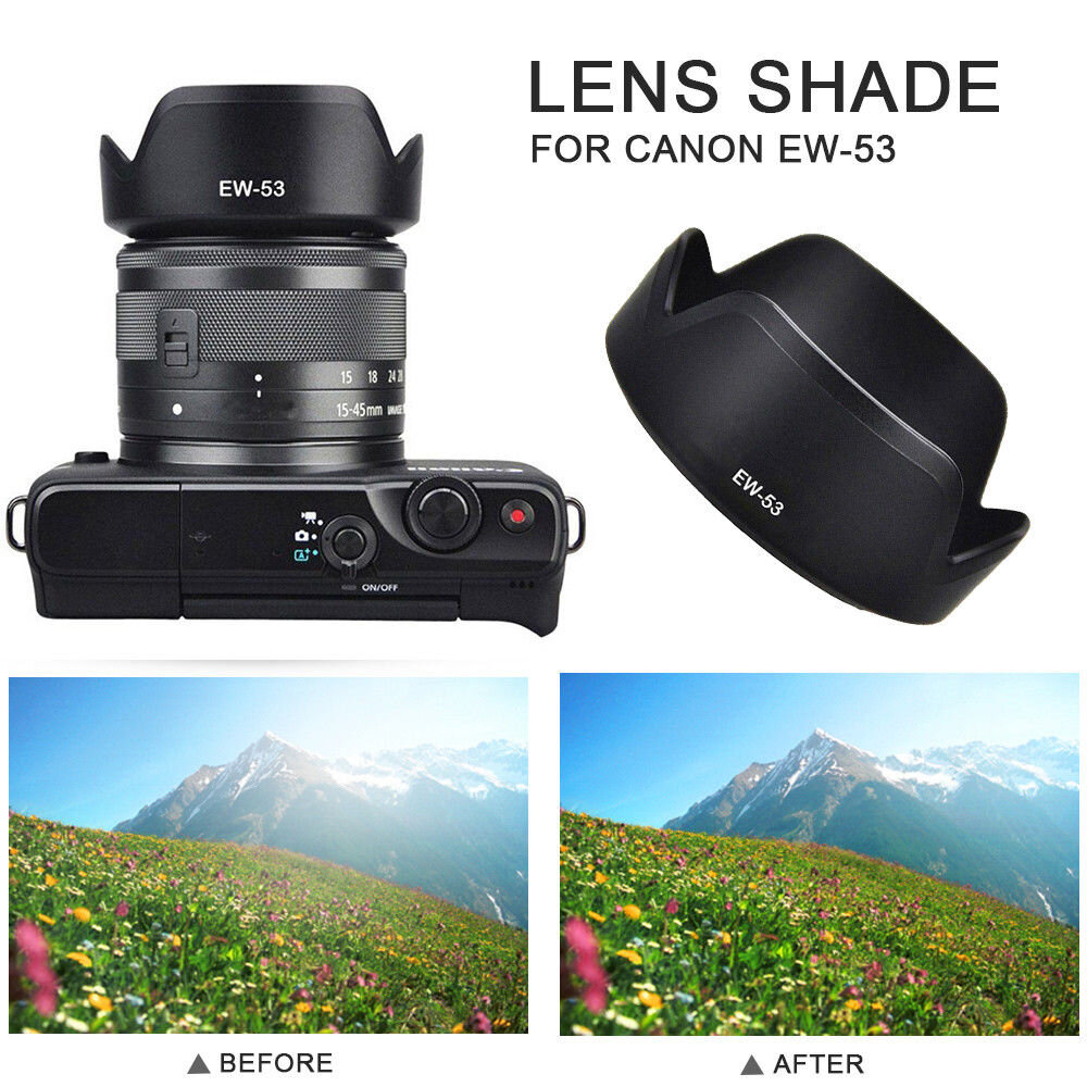 Lens hood giúp che ánh sáng và giảm lóa