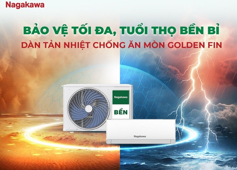 Giá chỉ 5 triệu, điều hòa Nagakawa NIS-C12R2U51 làm mát tốt phòng 20m2 lại tích hợp inverter