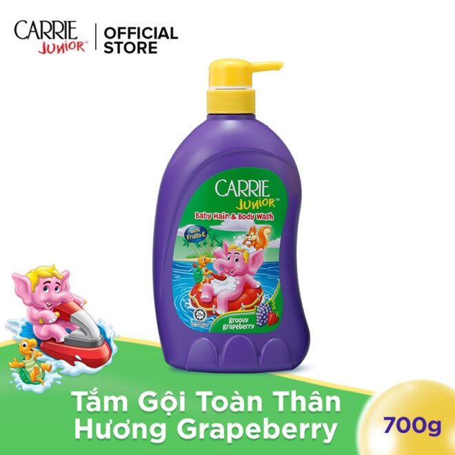 Sữa tắm gội Carrie Junior