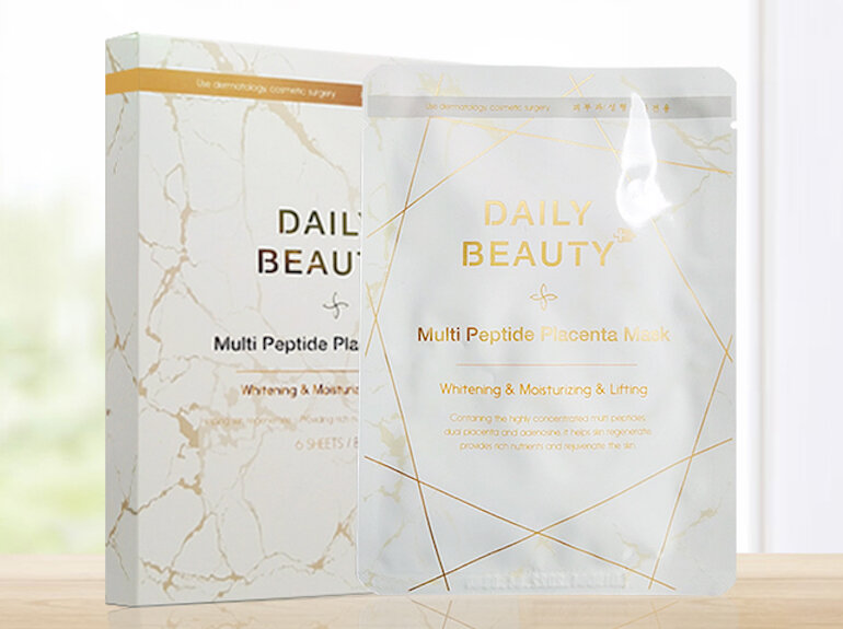 Mặt nạ nhau thai cừu Daily Beauty Multi Peptide Placenta Mask.