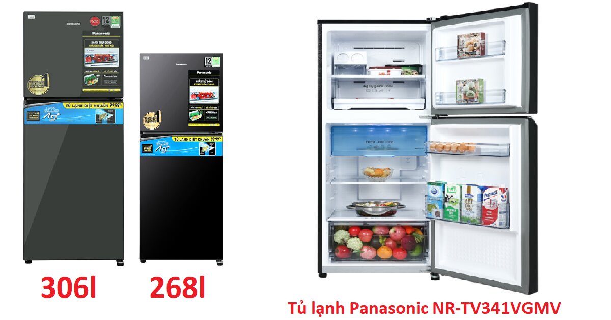 Đánh giá tủ lạnh Panasonic NR-TV341VGMV có tốt không? Giá bao nhiêu?