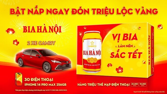 Bia Hà Nội – “Bật nắp ngay đón triệu lộc vàng” 