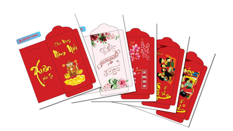 bao lì xì giá bao nhiêu tiền