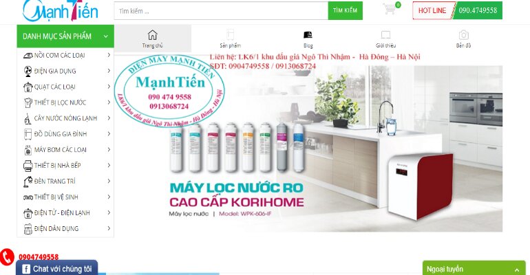 điện máy Mạnh Tiến