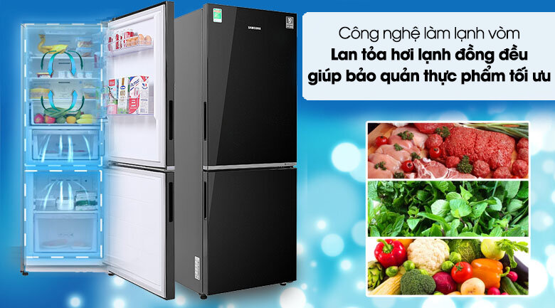 Công nghệ làm lạnh vòm của tủ lạnh Samsung RB27N4010BU/SV 280 lít