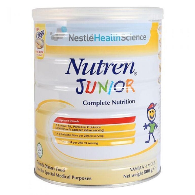 Có loại sữa Nutren Junior cho bé dưới 1 tuổi không?