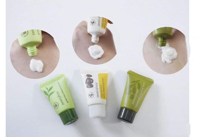 Review sữa rửa mặt Innisfree chiết xuất trà xanh phù hợp nhất với làn da nhạy cảm