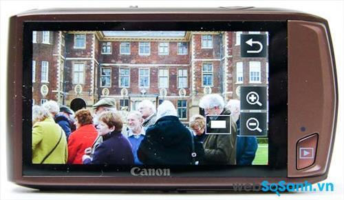 Máy ảnh du lịch Canon IXUS 310 HS chỉ hỗ trợ chụp ảnh dạng file JPEG với độ phân giải 4000 x 3000,