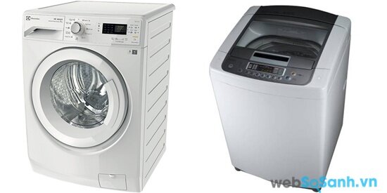 Electrolux EWF85742 và LG WFD1417DDD (nguồn: internet)