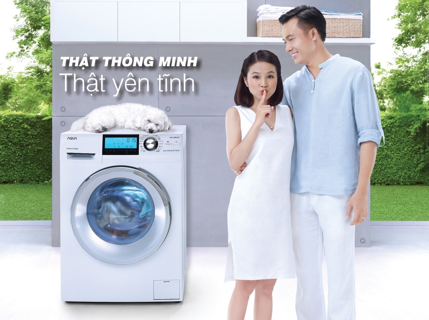 Máy giặt Aqua là sản phẩm đáng được lựa chọn sử dụng 