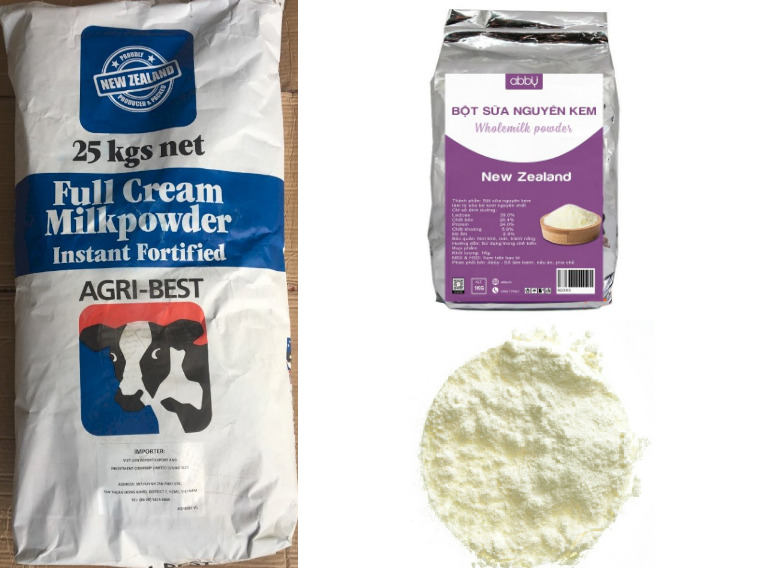 sữa bột nguyên kem new zealand | Món Ăn 3 Miền