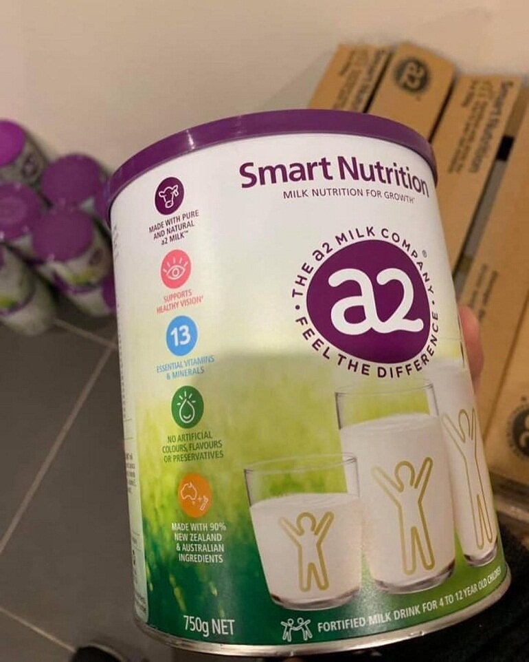 Hướng dẫn cách pha sữa bột A2 Smart Nutrition 750g của Úc