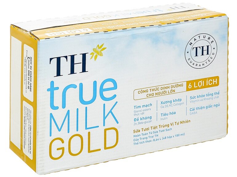 Review sữa TH true MILK GOLD cho người lớn tuổi