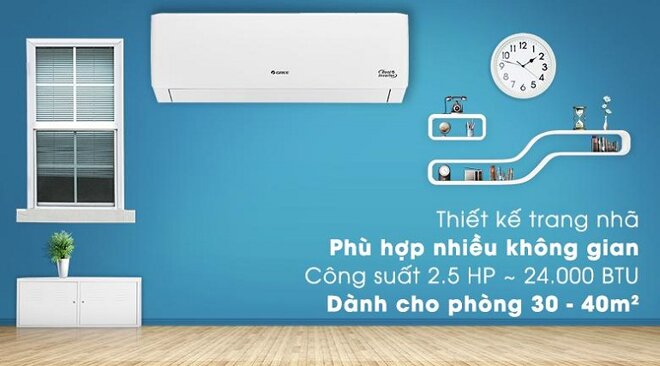 phòng 40m2 lắp điều hòa bao nhiêu BTU