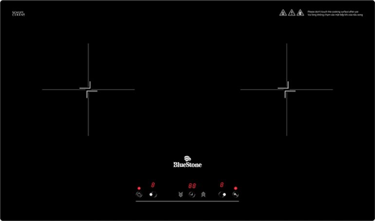 Bếp từ âm 2 vùng nấu Bluestone icb-6831 đang có giá 10.990.000 VNĐ